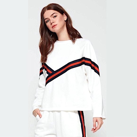 Evidnt Striped Detail Sweatshirt - Picture 2 of 8